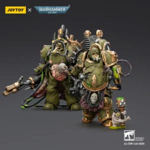 Action Figure - JoyToy Death Guard Lord of Virulence & Foul Blightspawn 1 18 - Warhammer 40K