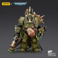 Action Figure - JoyToy Death Guard Lord of Virulence with Power Fist and Twin Plague Spewer 1/18 - Warhammer 40K