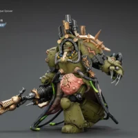 Action Figure - JoyToy Death Guard Lord of Virulence with Power Fist and Twin Plague Spewer 1 18 - Warhammer 40K in rectangle image 4