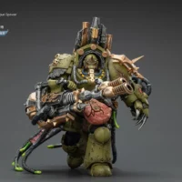 Action Figure - JoyToy Death Guard Lord of Virulence with Power Fist and Twin Plague Spewer 1 18 - Warhammer 40K in rectangle image 6