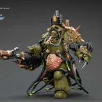 Action Figure - JoyToy Death Guard Lord of Virulence with Power Fist and Twin Plague Spewer 1 18 - Warhammer 40K in rectangle image 7