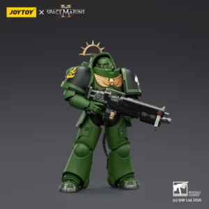 Action Figure - JoyToy Game Edition Salamanders Heavy Intercessor with Heavy Bolt Rifle and Bolt Pistol 1 18 - Warhammer 40K Space Marine 2