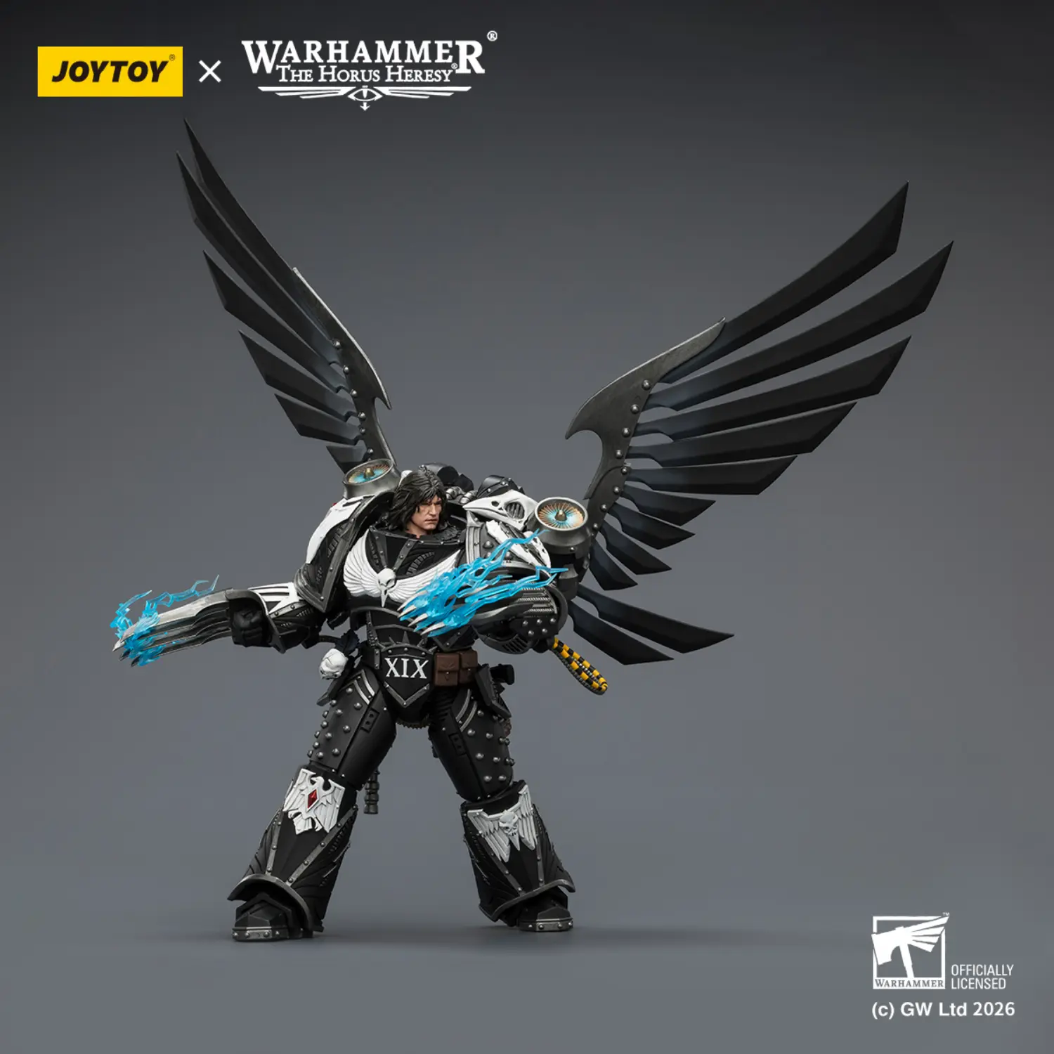 Action Figure - JoyToy Raven Guard Corvus Corax, Primarch of the XIX Legion 1 18 - Warhammer The Horus Heresy