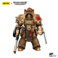 Action Figure - JoyToy Scale Legio Custodes Aquilon Terminator with Infernus Firepike 1 18 - Warhammer The Horus Heresy in white background 3 Action Figure - JoyToy Scale Legio Custodes Aquilon Terminator with Infernus Firepike 1 18 - Warhammer The Horus Heresy in white background 3