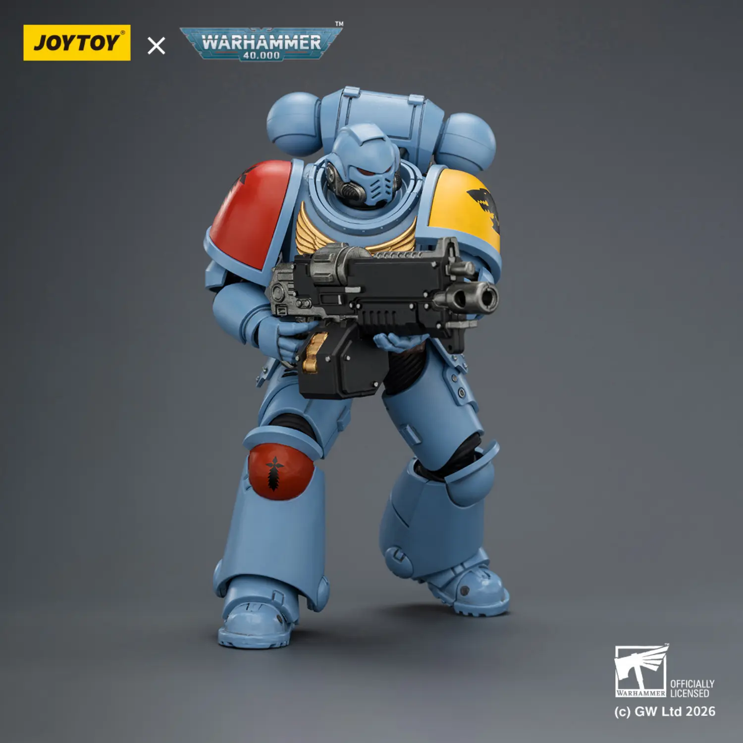 Action Figure - JoyToy Space Wolves Intercessor with Bolt Rifle, Bolt Pistol and Chainsword 1 18 - Warhammer 40K 2