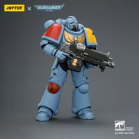 Action Figure - JoyToy Space Wolves Intercessor with Bolt Rifle, Bolt Pistol and Chainsword 1/18 - Warhammer 40K