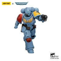 Action Figure - JoyToy Space Wolves Intercessor with Bolt Rifle, Bolt Pistol and Chainsword 1 18 - Warhammer 40K in white background 4