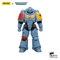 Action Figure - JoyToy Space Wolves Intercessor without Bolt Rifle, Bolt Pistol and Chainsword 1 18 - Warhammer 40K in white background