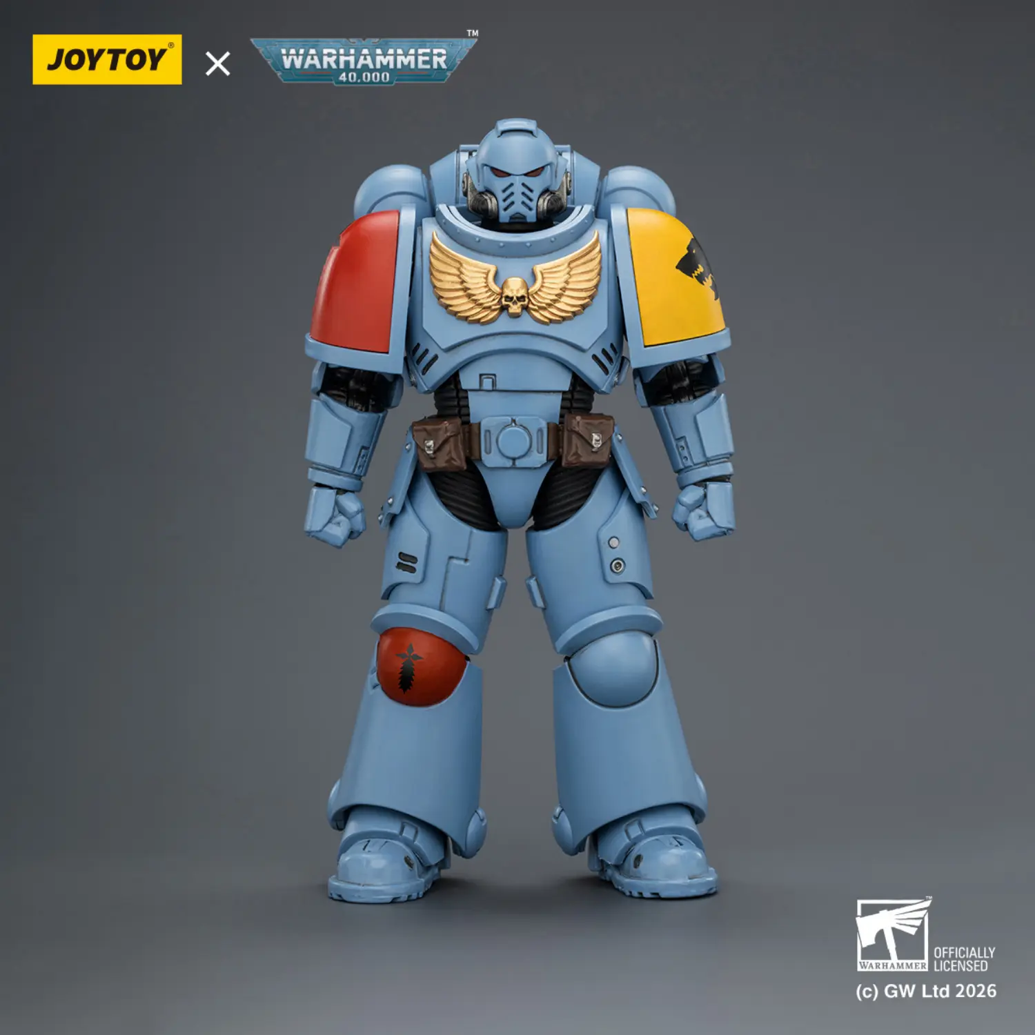 Action Figure - JoyToy Space Wolves Intercessor without Bolt Rifle, Bolt Pistol and Chainsword 1 18 - Warhammer 40K