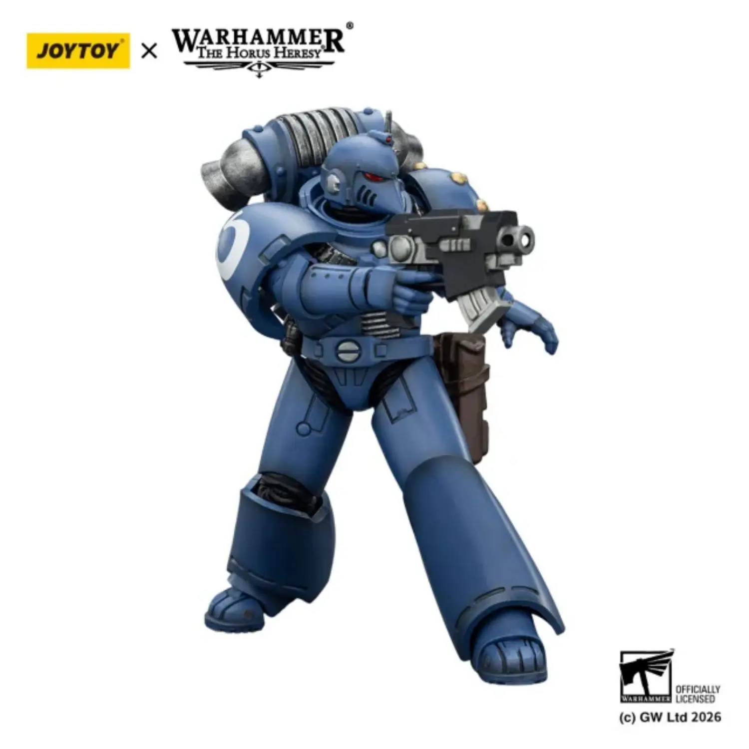 Action Figure - JoyToy Ultramarines Legion MKVI Tactical Legionary with Chain-Bayonet 1 18 - Warhammer The Horus Heresy in white background 3 Action Figure - JoyToy Ultramarines Legion MKVI Tactical Legionary with Chain-Bayonet 1 18 - Warhammer The Horus Heresy in white background 3