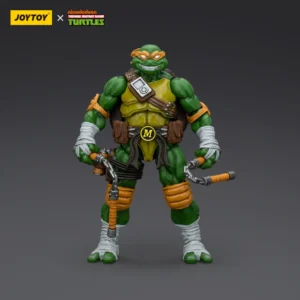 Action Figure - Michelangelo TMNT Nickelodeon 1 18 - JOYTOY Teenage Mutant Ninja Turtles