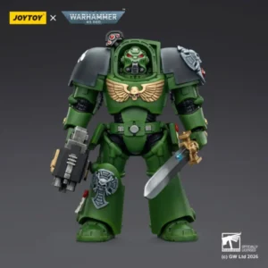 Action Figure - Salamanders Terminator 1 with Power Sword and Storm Bolter 1 18 - JOYTOY Warhammer 40K