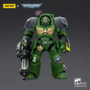 Action Figure - Salamanders Terminator 3 with Power Fist and Assault Cannon 1 18 - JOYTOY Warhammer 40K