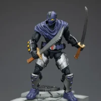 Action Figure - TMNT Foot Clan B TMNT Nickelodeon 1 18 - JOYTOY Teenage Mutant Ninja Turtles rectangle image 11