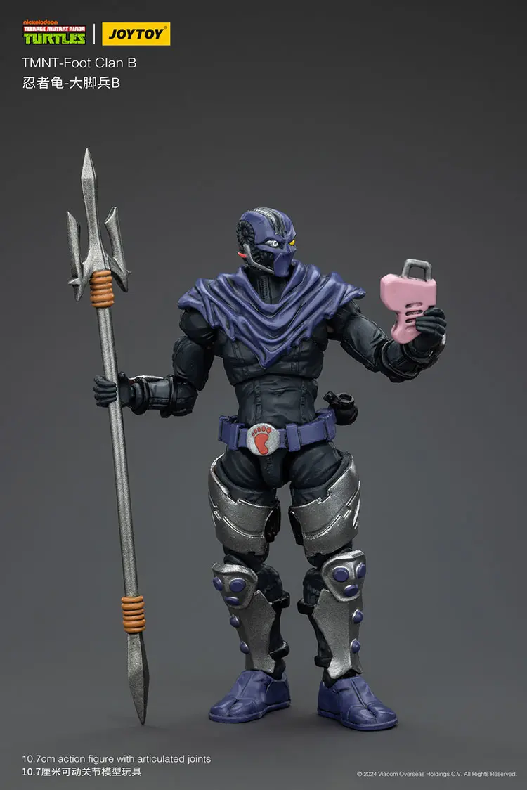 Action Figure - TMNT Foot Clan B TMNT Nickelodeon 1 18 - JOYTOY Teenage Mutant Ninja Turtles rectangle image 12