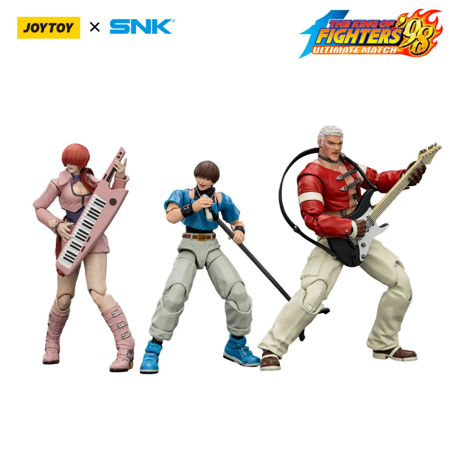 Action Figure – JOYTOY C.Y.S. Band Orochi Team KOF ’98 UM SNK 1 18 – The King of Fighters in white image
