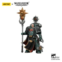 Action Figure – JoyToy 1/18 Sons of Horus Dark Emissary Consul with Staff – Warhammer The Horus Heresy in white background Action Figure – JoyToy 1/18 Sons of Horus Dark Emissary Consul with Staff – Warhammer The Horus Heresy in white background