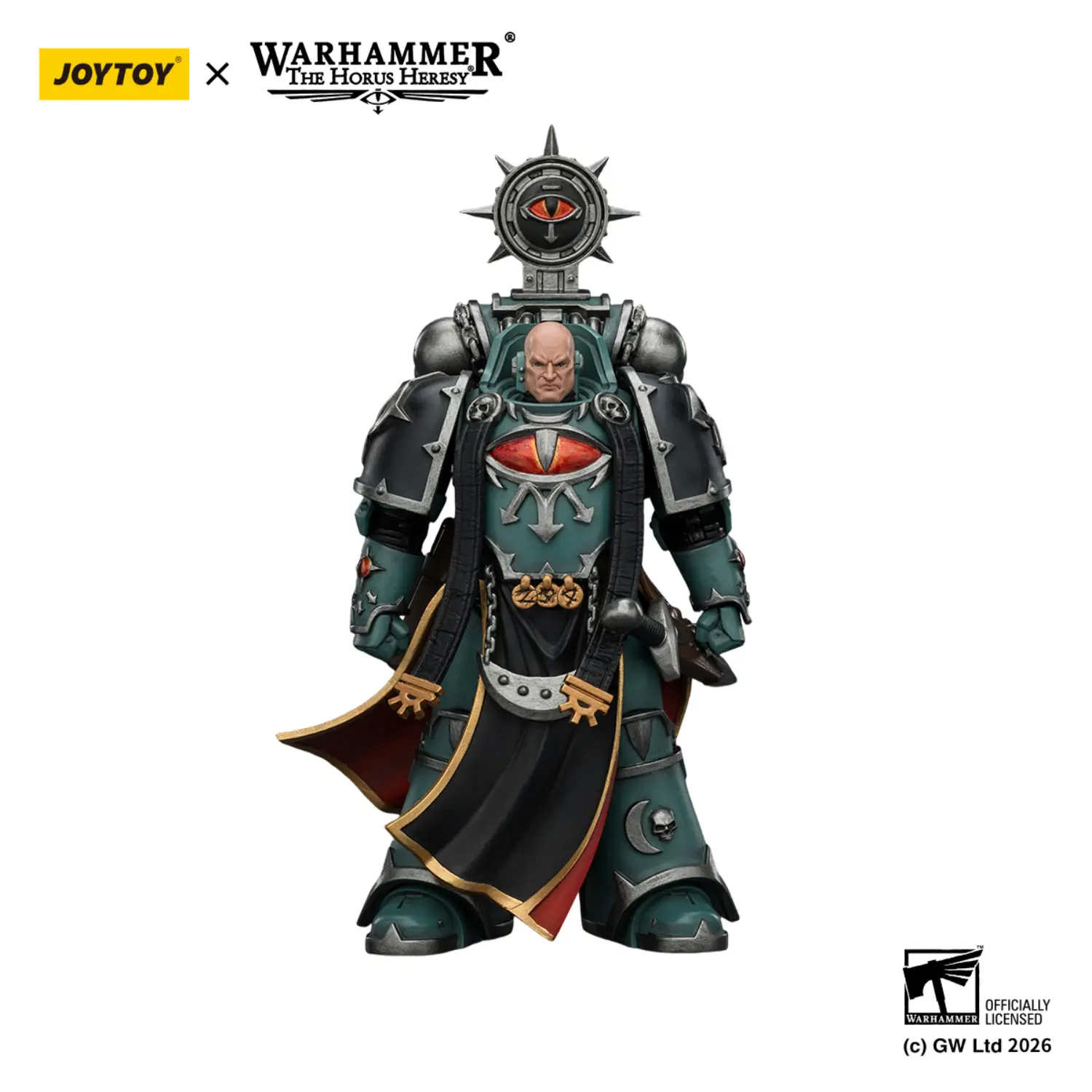 Action Figure – JoyToy 1/18 Sons of Horus Dark Emissary Consul without Staff – Warhammer The Horus Heresy in white background Action Figure – JoyToy 1/18 Sons of Horus Dark Emissary Consul without Staff – Warhammer The Horus Heresy in white background