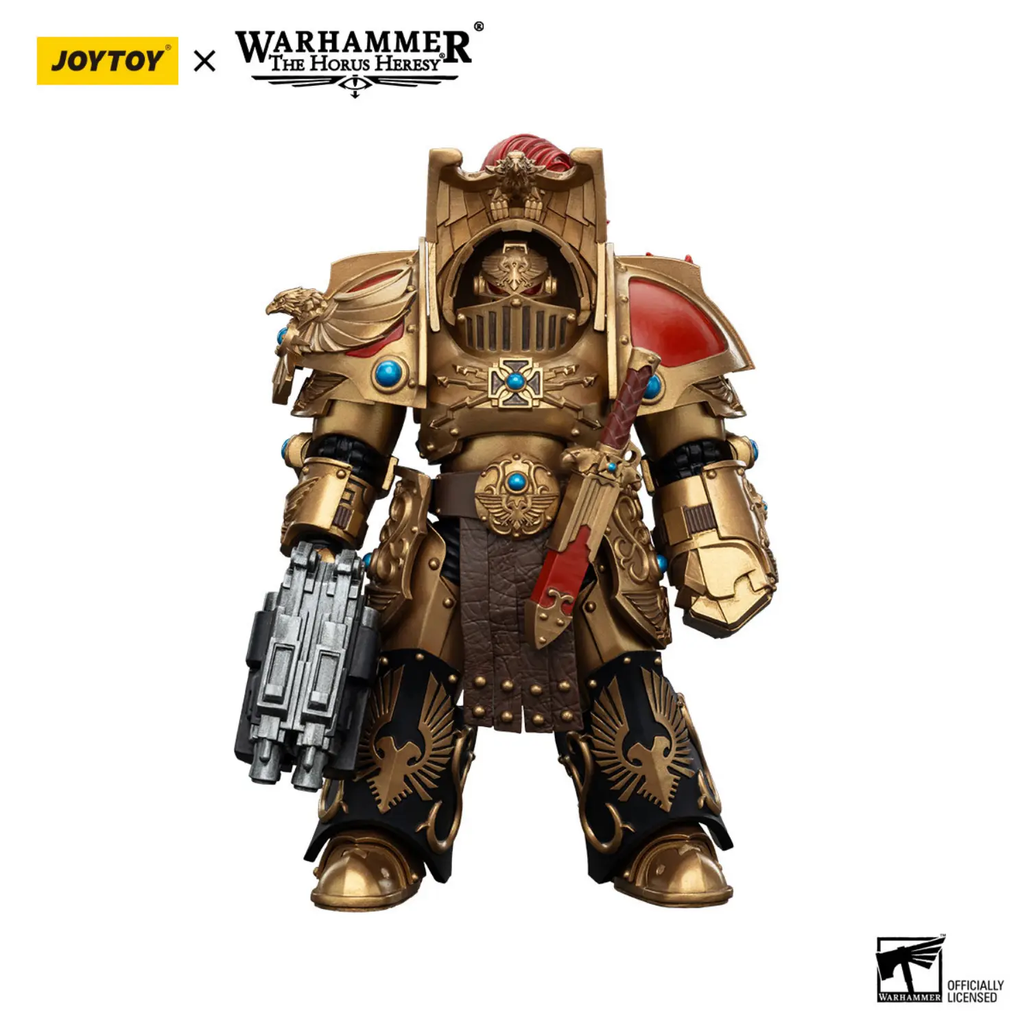 Action Figure – JoyToy Legio Custodes Aquilon Terminator 1 18 – Warhammer The Horus Heresy in white background 1
