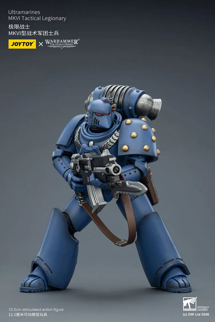Action Figure – JoyToy Ultramarines Legion MKVI Tactical Legionary with Chain-Bayonet 1 18 – Warhammer The Horus Heresy rectangle image 5 Action Figure – JoyToy Ultramarines Legion MKVI Tactical Legionary with Chain-Bayonet 1 18 – Warhammer The Horus Heresy rectangle image 5