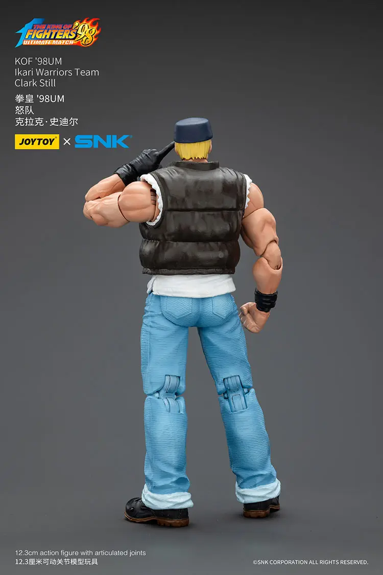 the back of the Action Figure - Clark Still KOF _98 UM Ikari Warriors Team SNK 1 18 - JOYTOY The King of Fighters rectangle image