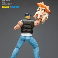 the back of the Action Figure - Clark Still figthing KOF _98 UM Ikari Warriors Team SNK 1 18 - JOYTOY The King of Fighters rectangle image