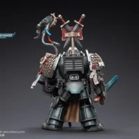 the back of the Action Figure - JOYTOY Grey Knights Terminator Incanus Neodan 1 18 - Warhammer 40K rectangle image