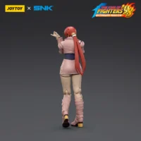 the back of the Action Figure - JOYTOY Shermie KOF _98 UM Orochi Team SNK 1 18 - The King of Fighters