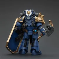 the back of the Action Figure - JOYTOY Ultramarines Invictarus Suzerain Squad (Suzerain 1) 1 18 - Warhammer The Horus Heresy rectangle image