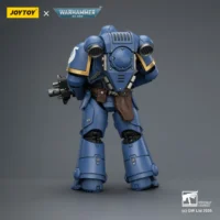 the back of the Action Figure - JoyToy Ultramarines Intercessor with Bolt Rifle, Bolt Pistol and Chainsword 1 18 - Warhammer 40K
