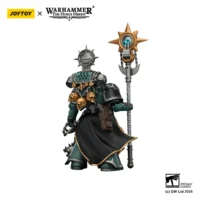 the back of the Action Figure – JoyToy 1/18 Sons of Horus Dark Emissary Consul with Staff – Warhammer The Horus Heresy in white background the back of the Action Figure – JoyToy 1/18 Sons of Horus Dark Emissary Consul with Staff – Warhammer The Horus Heresy in white background