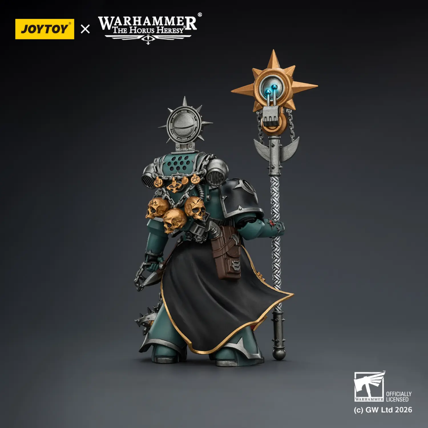 the back of the Action Figure – JoyToy 1/18 Sons of Horus Dark Emissary Consul with Staff – Warhammer The Horus Heresy the back of the Action Figure – JoyToy 1/18 Sons of Horus Dark Emissary Consul with Staff – Warhammer The Horus Heresy