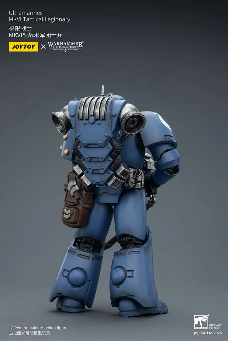 the back of the Action Figure – JoyToy Ultramarines Legion MKVI Tactical Legionary with Chain-Bayonet 1 18 – Warhammer The Horus Heresy rectangle image the back of the Action Figure – JoyToy Ultramarines Legion MKVI Tactical Legionary with Chain-Bayonet 1 18 – Warhammer The Horus Heresy rectangle image