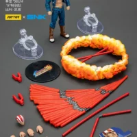 the parts of the Action Figure - Billy Kane KOF _98 UM 97 Special Team Team SNK 1 18 - JOYTOY The King of Fighters rectangle image