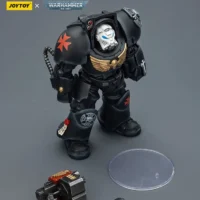 the parts of the Action Figure - Black Templars Terminator 2 with Power Fist and Storm Bolter 1 18 - JOYTOY Warhammer 40K rectangle image