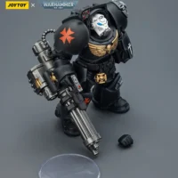 the parts of the Action Figure - Black Templars Terminator 3 with Power Fist and Assault Cannon 1 18 - JOYTOY Warhammer 40K rectangle image