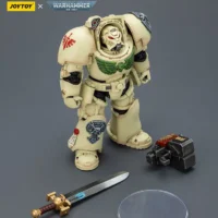 the parts of the Action Figure - Dark Angels Deathwing Terminator 1 with Power Sword and Storm Bolter 1 18 - JOYTOY Warhammer 40K rectangle image
