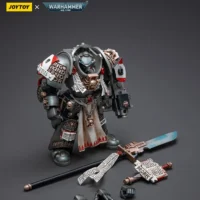 the parts of the Action Figure - JOYTOY Grey Knights Terminator Jaric Thule 1 18 - Warhammer 40K rectangle image