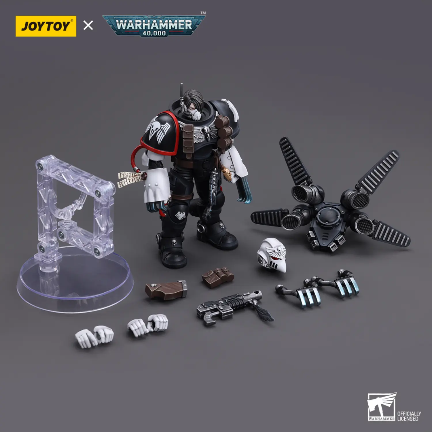 the parts of the Action Figure - JOYTOY Raven Guard Chapter Master Kayvaan Shrike 1 18 - Warhammer 40K the parts of the Action Figure - JOYTOY Raven Guard Chapter Master Kayvaan Shrike 1 18 - Warhammer 40K