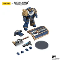 the parts of the Action Figure - JOYTOY Ultramarines Invictarus Suzerain Squad (Defender of Hera Suzerain 3) 1 18 - Warhammer The Horus Heresy