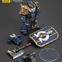 the parts of the Action Figure - JOYTOY Ultramarines Invictarus Suzerain Squad (Suzerain 1) 1 18 - Warhammer The Horus Heresy rectangle image