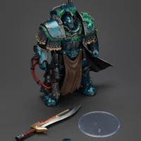 the parts of the Action Figure - JoyToy Alpha Legion Praetor in Cataphractii Terminator Armour 1 18 - Warhammer The Horus Heresy rectangle image