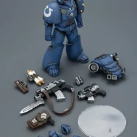 the parts of the Action Figure – JoyToy Ultramarines Legion MKVI Tactical Legionary with Chain-Bayonet 1 18 – Warhammer The Horus Heresy rectangle image the parts of the Action Figure – JoyToy Ultramarines Legion MKVI Tactical Legionary with Chain-Bayonet 1 18 – Warhammer The Horus Heresy rectangle image
