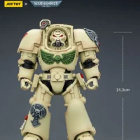 the size of the Action Figure - Dark Angels Deathwing Terminator 1 with Power Sword and Storm Bolter 1 18 - JOYTOY Warhammer 40K rectangle image