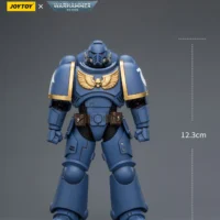 the size of the Action Figure - JoyToy Ultramarines Intercessor with Bolt Rifle, Bolt Pistol and Chainsword 1 18 - Warhammer 40K rectangle image