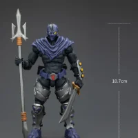 the size of the Action Figure - TMNT Foot Clan B TMNT Nickelodeon 1 18 - JOYTOY Teenage Mutant Ninja Turtles rectangle image